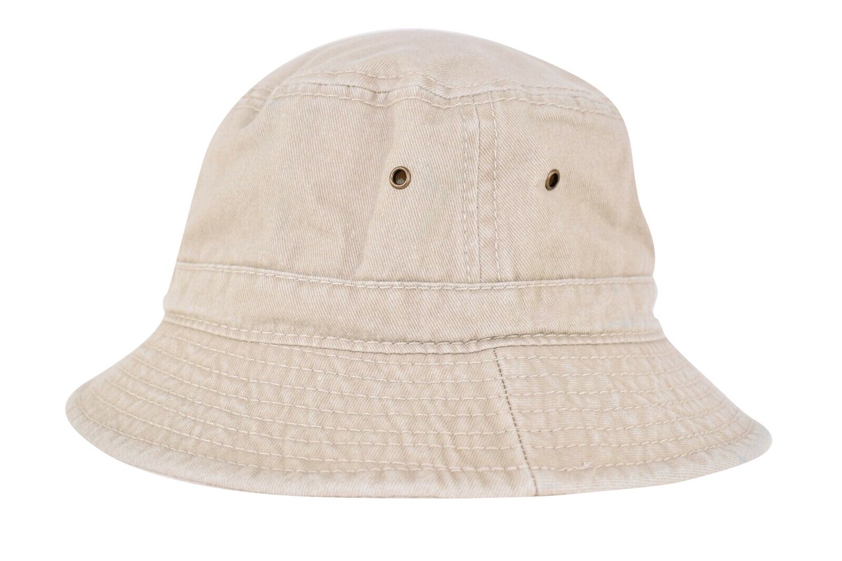 Wigens NWT 100% Cotton Bucket Hat in Light Beige Size 57 (M), 7