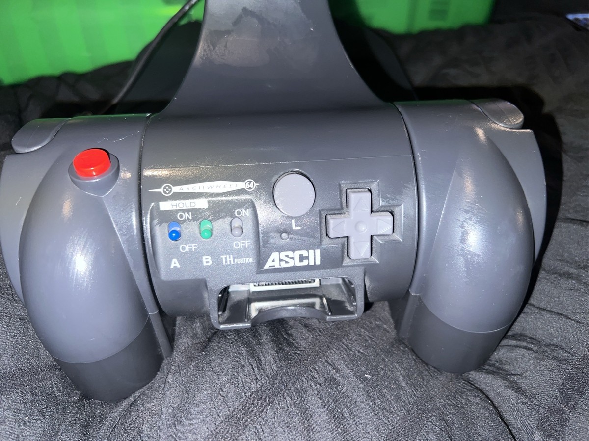 Nintendo 64: ASCII Racing Wheel - Hyper Steering Wheel, N64
