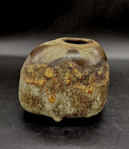 MCM W. Germany Ruscha Fat Lava BRUTALIST Asymmetrical Rock Stone Vase - Picture 10 of 21