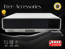 DLP Projector Laser/LED for Family Reunions Parties Ceremonies 2500 Lumens HDMI