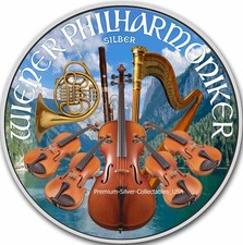 2026 Austria Philharmonic "Classic" 1 Ounce Silver .999 Colorized Coin Series!