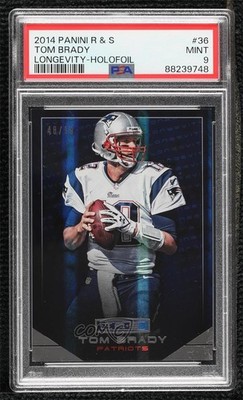 2014 Panini Rookies & Stars Longevity Parallel Holofoil 48/99 Tom Brady #36 04cw