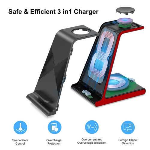 Wireless Charger for Samsung S25 Ultra, Charging Station for Galaxy S25/S24 U... - Picture 7 of 7