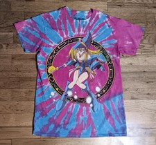 Vintage Yu-Gi-Oh Dark Magician Girl Tie Dye T-Shirt 1996 Kazuki Takahashi
