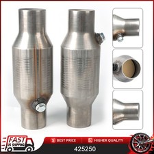 2.5 Universal High Flow Performance Stainless Catalytic Converter 425250 2pcs