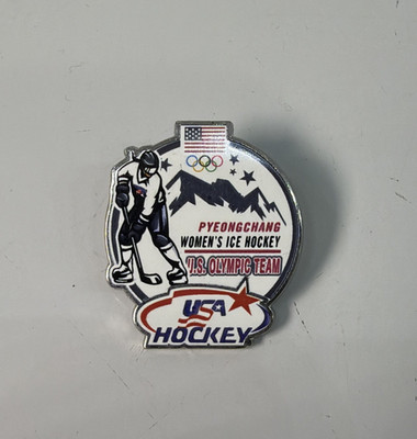 2018 WINTER Olympic Games PYEONGCHANG USA WOMENS ICE HOCKEY pin badge