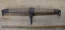 Antique 27” Single Tree Yoke Horse Ox  Wooden Harness W/Iron Hooks /Home Decor