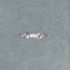 "COMPLETIONIST" Blue Text Pinback / Lapel Pin with 2 Clutch Backs — photo 2