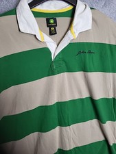 Vintage John Deere Men's Polo Shirt Size XL