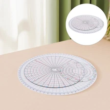 3 Pcs Clay Pottery Dividing Template Circle Stencils for Drawing