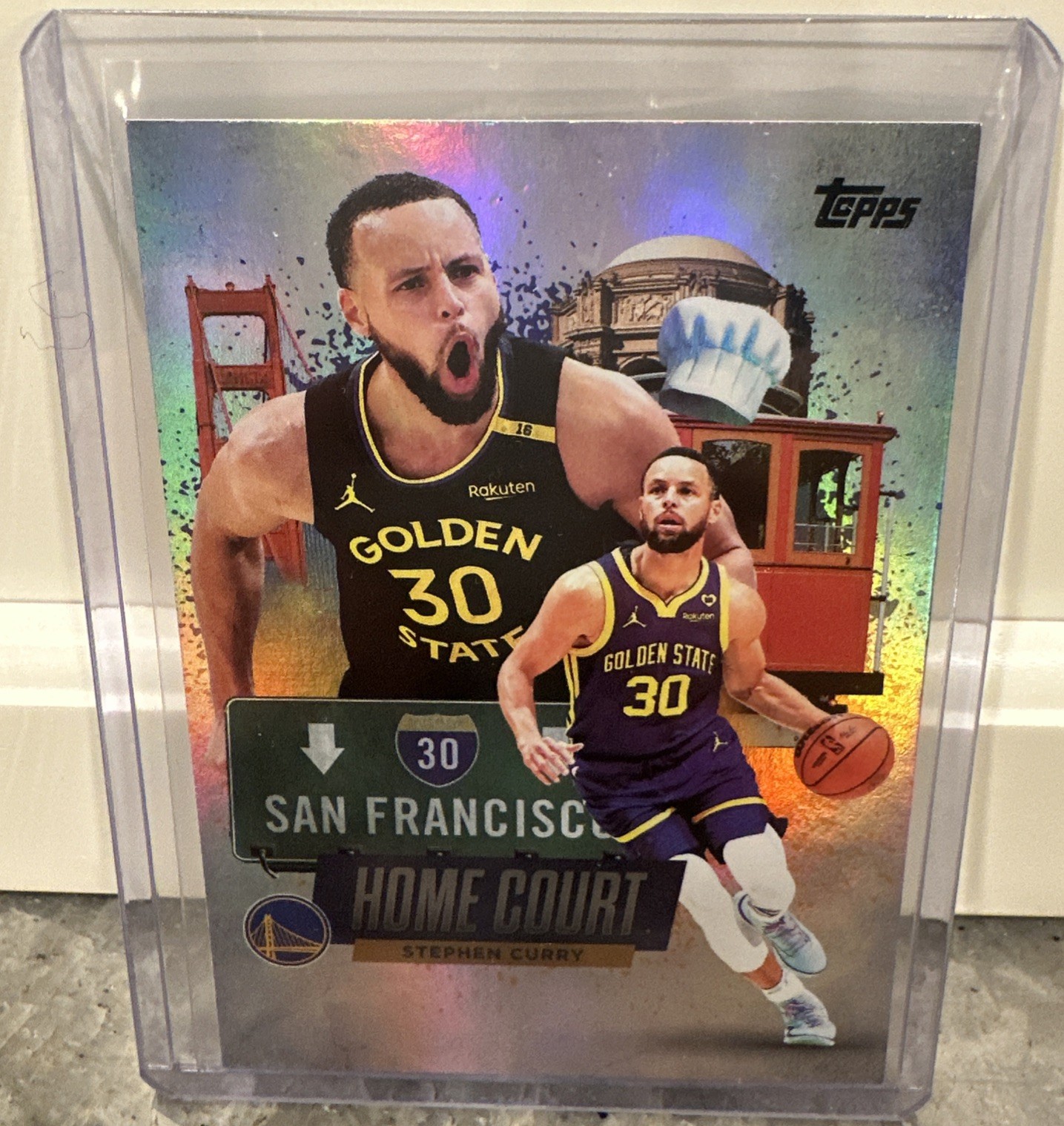 2025-26 Topps Basketball Stephen Curry Home Court Advantage #HCA-2 Warriors SSP