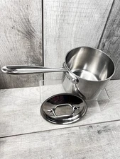 6 inch All-Clad D3 Stainless Steel 3 Quart Sauce Pan Cookware With Lid