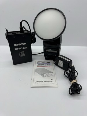 Quantum Turbo 2x2 Battery + Qflash T2 Flash w/ Charger Tested Working