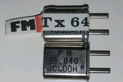 Quarzpaar Robbe Futaba 35 Mhz Kanal 64 FM