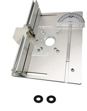 Fr&auml;stisch Einlegeplatte 3er Set Aluminium 240x200mm f&uuml;r Oberfr&auml;se mit Aufnahme