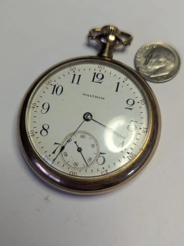 Antique Waltham 50mm. Pocket Watch 15j OF