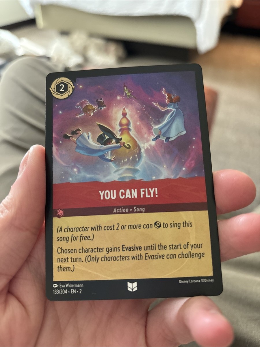 Disney Lorcana - Rise of the Floodborn -FOIL - You Can Fly - #133 FOIL Disney Lorcana - Rise of the Floodborn -FOIL - You Can Fly - #133 FOIL