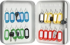 Key Lock Box Wall Mount Security Key Storage Box, Locking Key Cabinet Wall Mount