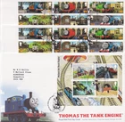 3 x GB RM FDC: 2011 THOMAS THE TANK ENGINE - Sets & Sheet + Two Cancels