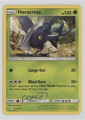 Heracross Pokémon Sun & Moon Cosmic Eclipse #9