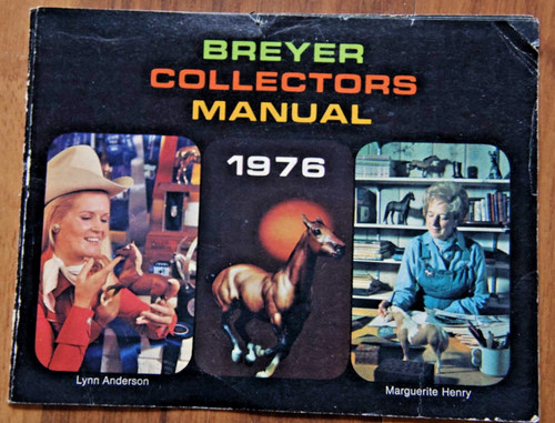 Vintage 1976 BREYER COLLECTORS MANUAL from the Collection of Alison Bennish