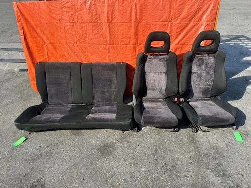 88-91  HONDA CIVIC EF HATCHBACK SI FRONT & REAR SEATS - OEM FACTORY GENUINE 325