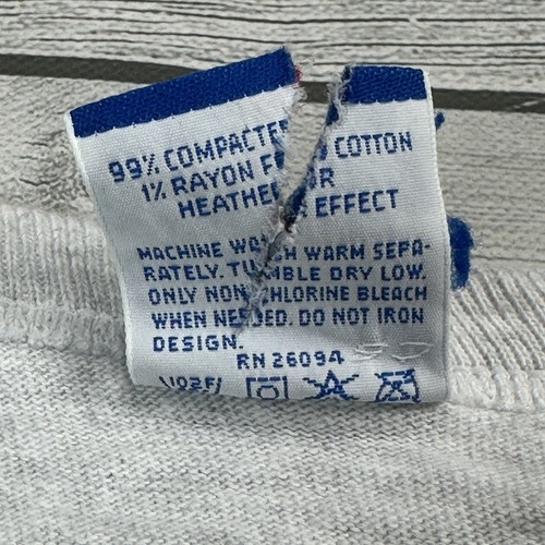 VTG Champion XXL UW Stout Crew T Shirt Blue Devils University Of Wisconsin USA - Picture 5 of 7