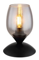 Globo S Kuwaita Tischleuchte Metall Schwarz Matt, 1X E14, 18 Cm, IP20, Design-St