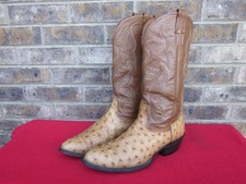 Nocona Full Quill Ostrich Cowboy Boots Men s ...