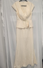 Wear Your Love Women's Peach / Cream Zip Back Formal Dress Size 9 NWT