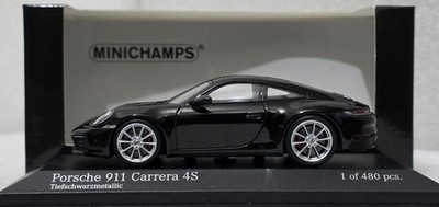 Porsche 911 (992) Carrera 4S 2019 Black 1:43 Minichamps 410069320
