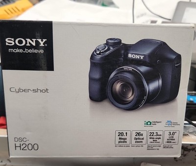 Sony Cyber-shot DSC-H200 20.1 MP Digital Camera  Black Open box