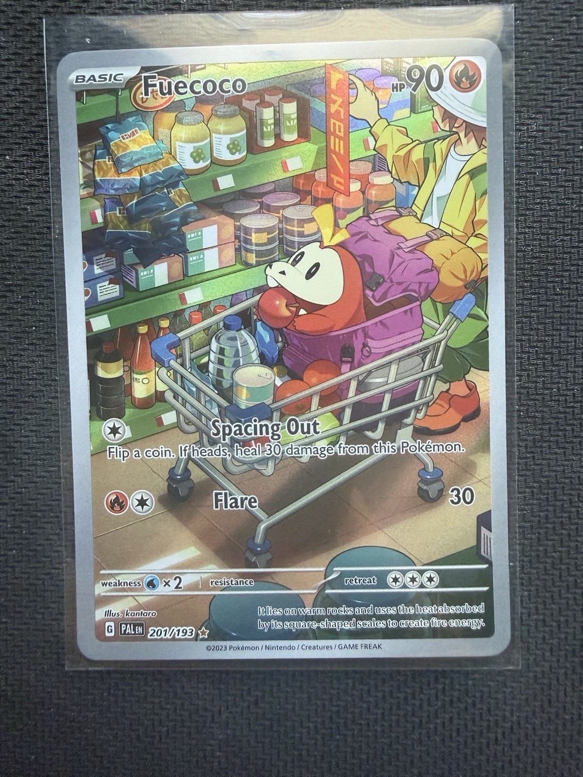 Pokémon TCG Fuecoco Paldea Evolved Holo 201/193 NM Near Mint