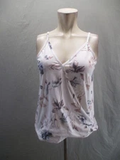 Unbranded Size M Womens Multicolor Floral Surplice Spaghetti Sleepwear Top 766