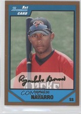 2007 Bowman Draft Prospects Gold Rey Navarro Reynaldo Navarro #BDPP41 0c4