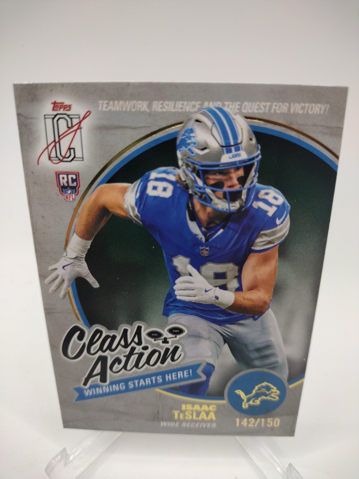Isaac TeSlaa Topps Signature Class Action #11 Green