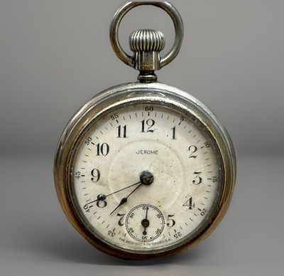    Vintage JEROME Pocket Watch Sub-Seconds Manual Wind | New Haven USA