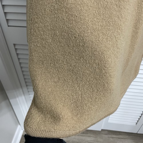 Talbots 100% Wool Coat Jacket Women's Beige Mid-Length Classic Coatigan Sz M - Picture 13 of 15