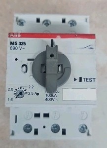 1) ABB MS325 Manual Motor Starter/Protector 690V Slight Chip