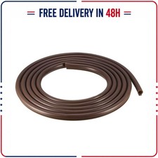 uxcell T-Slot Window Weatherstrip Seal 9mm Bulb 5mm Slot 5m Silicone Coffee