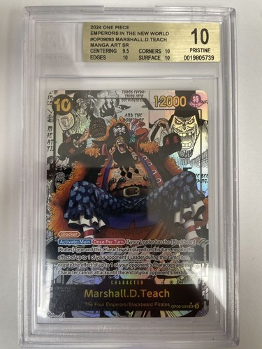 Marshall.D.Teach (Manga) graded BGS 10 for sale on eBay
