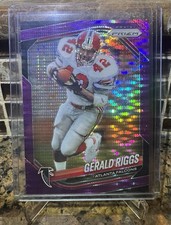 2025 Panini Prizm - Gerald Riggs #117 - Purple Pulsar Prizm - Atlanta Falcons RB