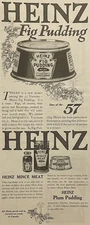 Heinz Christmas Fig Pudding 1917 Vintage Print Ad H J Heinz Co Pittsburgh PA u