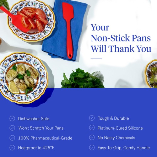 : Juego de 10 utensilios de cocina It Right - rojo - utensilios de cocina de silicona -... - Imagen 5 de 8