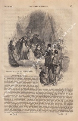 THE SIEGE OF CALAIS; STRAWBERRY HILL, LONDON, ETC. ISSUE NO. 648, 1842. A COMPLE