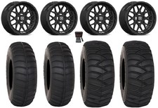 Valor V03 15x715x10 Wheels Black 32 Ss365 Tires Can-am Maverick X3
