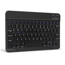 Ultra-Slim Wireless Bluetooth Keyboard - Universal Rechargeable Portable, Com...
