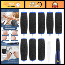 8 Pcs Replacement Rollers for Electronic Foot File - Extra Coarse, Travel Size,