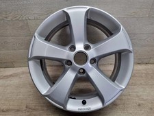 1x Alufelge 16 Zoll 6.5" 5x112 33ET Glanz Silber 7N0071496A VW Sharan Rim Wheel