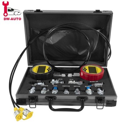 For Caterpillar, Case, John Deere, Bobcat Digital Hydraulic Pressure Test Kit